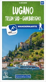 Wandelkaart 50 Lugano | Kümmerly & Frey