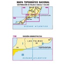 Topografische kaart 1100-III Costa Calma (Fuerteventura) | CNIG - Instituto Geográfico Nacional1