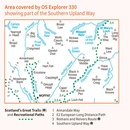 Wandelkaart - Topografische kaart 330 OS Explorer Map Moffat, St Mary's Loch | Ordnance Survey
