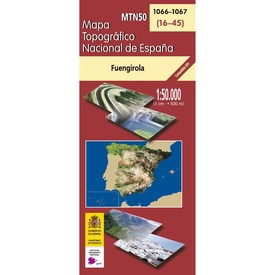 Topografische kaart 1066/1067 MT50 Fuengirola | CNIG - Instituto Geográfico Nacional