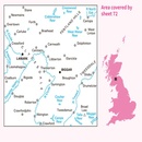 Wandelkaart - Topografische kaart 072 Landranger Upper Clyde Valley, Biggar & Lanark | Ordnance Survey