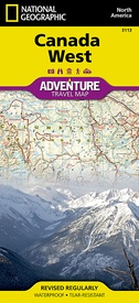 Wegenkaart - landkaart 3113 Adventure Map Canada West | National Geographic