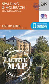 Wandelkaart - Topografische kaart 249 OS Explorer Map | Active Spalding / Holbeach | Ordnance Survey