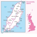 Wandelkaart - Topografische kaart 095 Landranger Isle of Man | Ordnance Survey