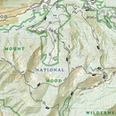 Wandelkaart 321 Topographic Map Guide Mount Hood Wilderness - Mount Hood National Forest ng r/v wp /OR | National Geographic