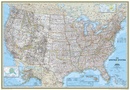 Wandkaart USA - Verenigde Staten, politiek, 110 x 77 cm | National Geographic Wandkaart 02003 USA - Verenigde Staten Political, 110 x 77 cm | National Geographic