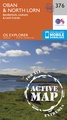 Wandelkaart - Topografische kaart 376 OS Explorer Map | Active Oban / North Lorn | Ordnance Survey