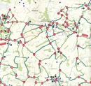 Wandelknooppuntenkaart Wandelnetwerk BE Demer en Dijle - Groene Gordel - Hageland | Toerisme Vlaams-Brabant