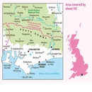 Wandelkaart - Topografische kaart 197 Landranger Chichester & The South Downs, Bognor Regis & Arundel | Ordnance Survey