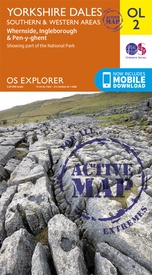 Wandelkaart - Topografische kaart 2 OS Explorer Map | Active Yorkshire Dales / Southern / Western areas | Ordnance Survey