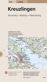 Wandelkaart - Topografische kaart 1034 Kreuzlingen | Swisstopo
