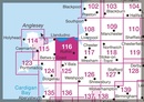 Wandelkaart - Topografische kaart 116 Landranger Denbigh & Colwyn Bay | Ordnance Survey