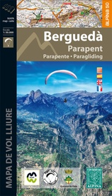 Wandelkaart 36 Bergueda parapent - paraglyding | Editorial Alpina