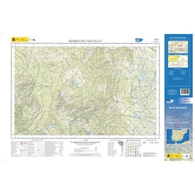 Topografische kaart 753-I Sierra del Saltillo | CNIG - Instituto Geográfico Nacional