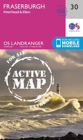 Topografische kaart 30 Landranger Active Fraserburgh | Ordnance Survey