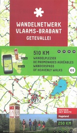 Wandelknooppuntenkaart Wandelnetwerk BE Getevallei - Hageland | Toerisme Vlaams-Brabant