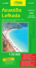 Wegenkaart - landkaart 304 Lefkada - Lefkas | Orama