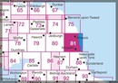 Wandelkaart - Topografische kaart 081 Landranger Alnwick & Morpeth | Ordnance Survey